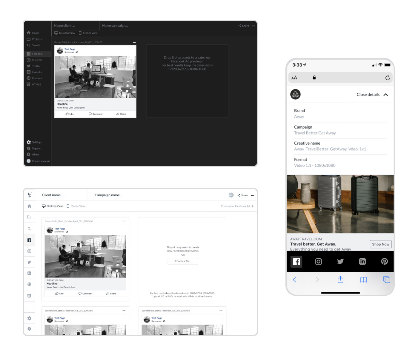 Sendpreview portfolio slide 01