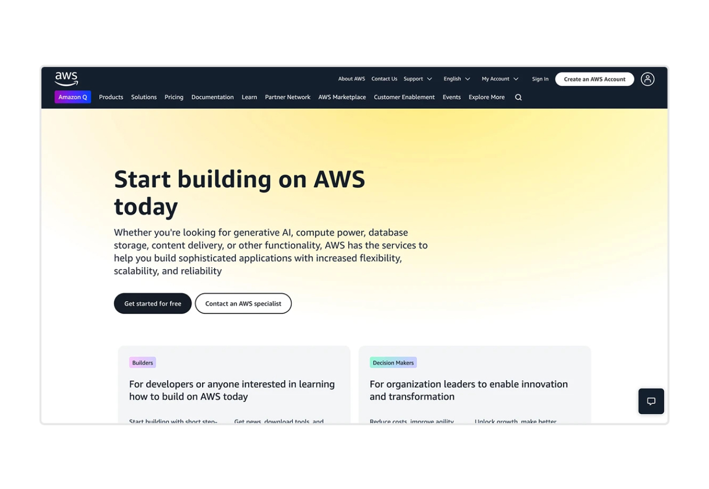 AWS Hub case study slide 01